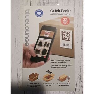 Blue Lounge‎ Smart Storage Labels